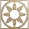 Ekena Millwork Blume Wood Fretwork Pierced Ceiling Medallion, Hickory, 20"OD x 7"ID x 1/4"T CMWP20X20X0250BLHI - alternate 1